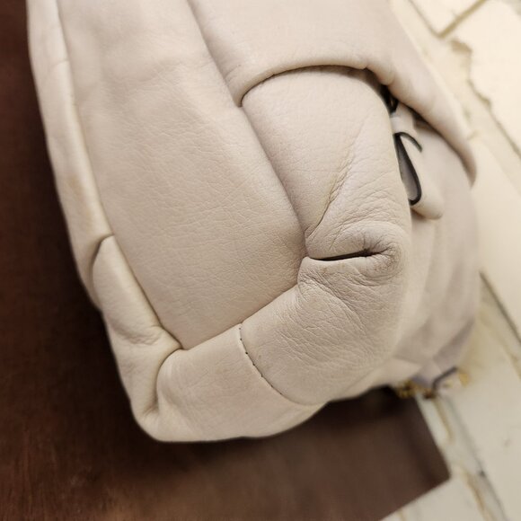 Euc Coach Madison Isabelle Off-White Leather Shoulder Bag/Handbag Purse - Picture 14 of 16